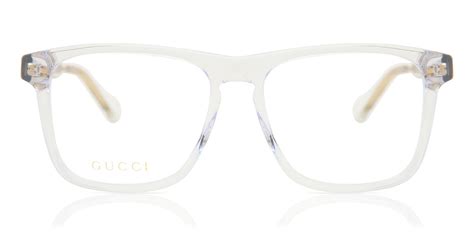 lunette gucci blanche|lunette gucci transparente.